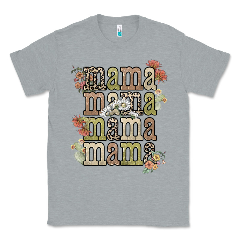 Mama Mama Mama Mama Western Flower Classic Tee by NancyCooperArtShop | Teevron