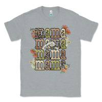Heather Grey mama mama mama mama western flower Classic Tee - NancyCooperArtShop