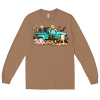 Toasted Coconut Farm Animals Truck Long Sleeve Tee - BundleAndBundleShop