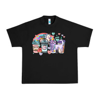 Black unicorn coffee cups Urban Heavy Tee - NancyCooperArtShop
