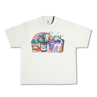 Pistachio unicorn coffee cups Urban Heavy Tee - NancyCooperArtShop