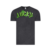 Vintage Black lucky st patricks day Vintage Tee - MaliasSmallBusiness