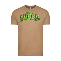 Vintage Coffee lucky st patricks day Vintage Tee - MaliasSmallBusiness