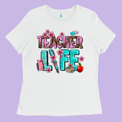 Teacher Life Ladies Tee Designed By Adodesignshop