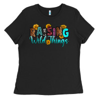 Black raising wild things Ladies Tee - RanaPortraitStore