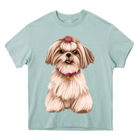 Arona Shih Tzu Dog Design Heavy Core Tee - JahusDesignShop