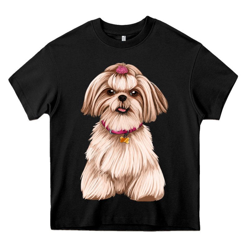 Shih Tzu Dog Design Heavy Core Tee by JahusDesignShop | Teevron