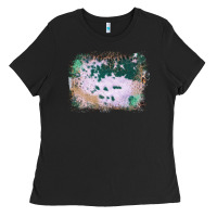 Black Western Green Cowhide Frame Ladies Tee - Bettercallsaul