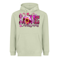 Matcha love christmas pink Heavyweight Hoodie - CowGirlArtShop
