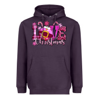 Plum love christmas pink Heavyweight Hoodie - CowGirlArtShop