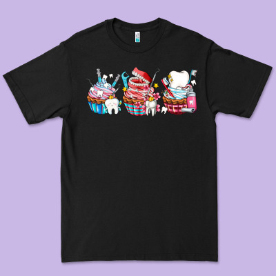 Dental Cupcakes Premium Tee Designed By Adodesignshop