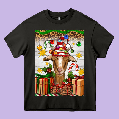 Christmas Goat Air Freshener Heavy Core Tee Designed By Artiststas