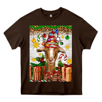 Chocolate Brown christmas goat air freshener Heavy Core Tee - Artiststas