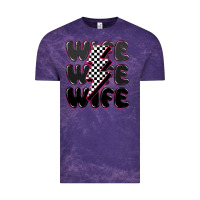 Cloud Purple wife wife wife Vintage Tee - MaliasSmallBusiness