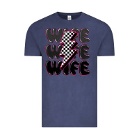 Vintage Denim wife wife wife Vintage Tee - MaliasSmallBusiness