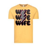 Vintage Mustard wife wife wife Vintage Tee - MaliasSmallBusiness
