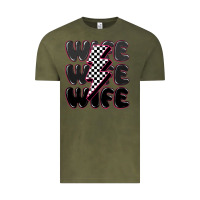Vintage Olive wife wife wife Vintage Tee - MaliasSmallBusiness