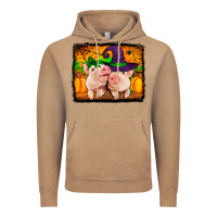 Halloween Pigs Vintage Hoodie | Teevron