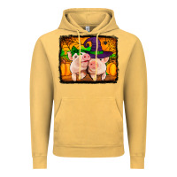 Vintage Mustard halloween pigs Vintage Hoodie - Jasminsmagicworld