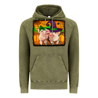 Vintage Olive halloween pigs Vintage Hoodie - Jasminsmagicworld