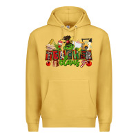 Antique Gold teacher claus christmas Premium Hoodie - CowGirlArtShop