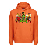 Carrot teacher claus christmas Premium Hoodie - CowGirlArtShop