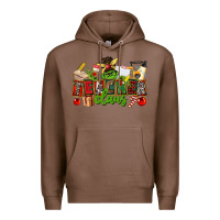 Chestnut teacher claus christmas Premium Hoodie - CowGirlArtShop