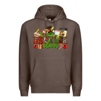 Coffee teacher claus christmas Premium Hoodie - CowGirlArtShop