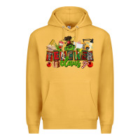 Mustard teacher claus christmas Premium Hoodie - CowGirlArtShop