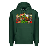 Sports Green teacher claus christmas Premium Hoodie - CowGirlArtShop