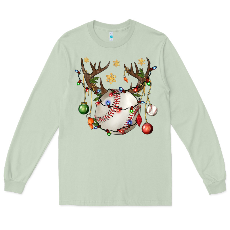 Baseball Horn Christmas Long Sleeve Tee by BundleAndBundleShop | Teevron