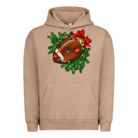 Pigment Burro american football christmas with lights and ribbon Urban Hoodie - FaDigitalArtStudio