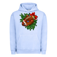 Pigment Grape Ice american football christmas with lights and ribbon Urban Hoodie - FaDigitalArtStudio