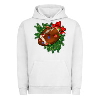 Pigment Lunar Rock american football christmas with lights and ribbon Urban Hoodie - FaDigitalArtStudio