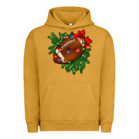 Pigment Peanut Butter american football christmas with lights and ribbon Urban Hoodie - FaDigitalArtStudio