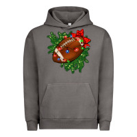 Pigment Tornado american football christmas with lights and ribbon Urban Hoodie - FaDigitalArtStudio