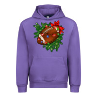 Tulip american football christmas with lights and ribbon Urban Hoodie - FaDigitalArtStudio