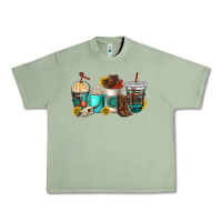 Oil Green western coffee cups Urban Heavy Tee - NancyCooperArtShop