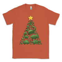 Copper dinosaur christmas tree Classic Tee - MaliasSmallBusiness