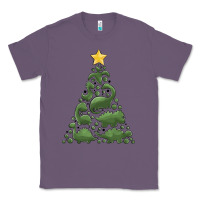 Lavender dinosaur christmas tree Classic Tee - MaliasSmallBusiness