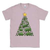 Lilac dinosaur christmas tree Classic Tee - MaliasSmallBusiness