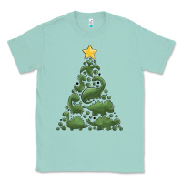 Seafoam dinosaur christmas tree Classic Tee - MaliasSmallBusiness