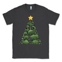 Smoke dinosaur christmas tree Classic Tee - MaliasSmallBusiness