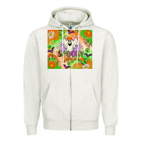 Oatmeal Heather Spooky Season Zipper Hoodie - texasbilliewilder
