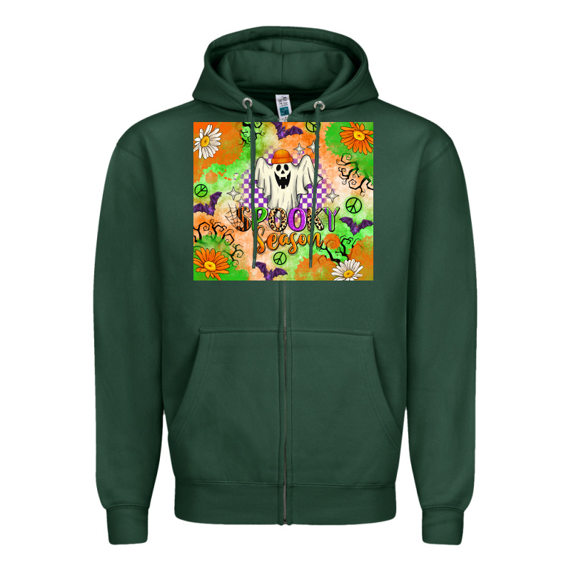 Spooky Season Zipper Hoodie by texasbilliewilder | Teevron