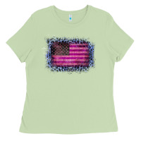 Matcha Old Leopard American Flag Ladies Tee - Bettercallsaul