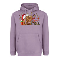 Lavender merry christmas yall Heavyweight Hoodie - CowGirlArtShop