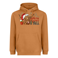Meerkat merry christmas yall Heavyweight Hoodie - CowGirlArtShop