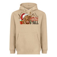 Mushroom merry christmas yall Heavyweight Hoodie - CowGirlArtShop