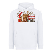White merry christmas yall Heavyweight Hoodie - CowGirlArtShop